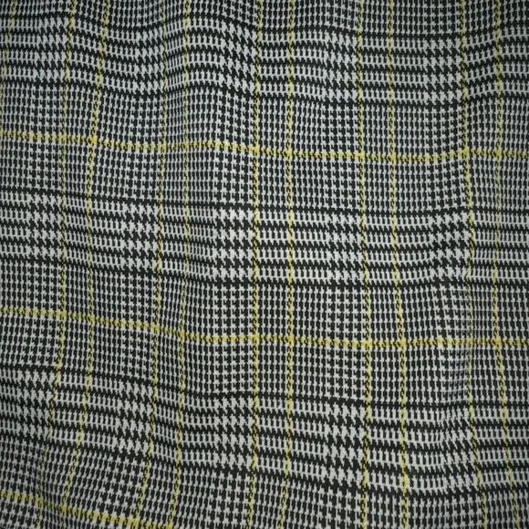 MELLODAY Plaid Trench Coat • Yellow & Black Clueless • Back to School Medium - Picture 9 of 10